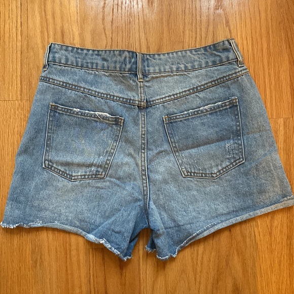 Forever 21 Distressed Jean Shorts - Picture 9 of 10